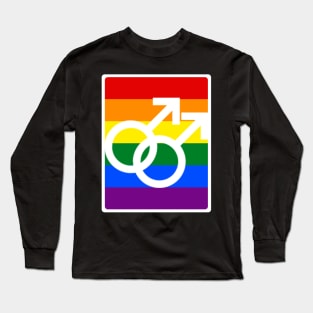 LGBT Gay Pride - Male Symbol Long Sleeve T-Shirt